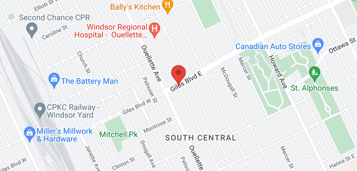 map of V/L DUFFERIN PLACE